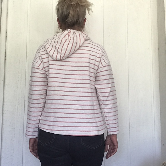 STORIA STRIPED FRENCH TERRY HOODIE MEDIUM - Picture 4 of 11